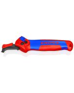 Nóż do usuwania izolacji ze stopką prowadzącą KNIPEX 1650145SB