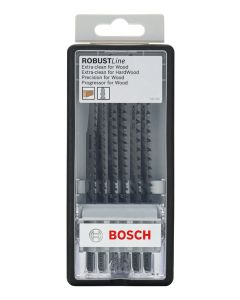 Zestaw brzeszczotów do wyrzynarek Wood Expert Robust Line, chwyt teowy 6 szt. Bosch