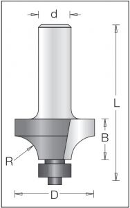 Frez r=2 d=16.7, 1099015